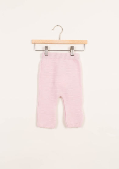 Leggings neonato in cashmere rosa