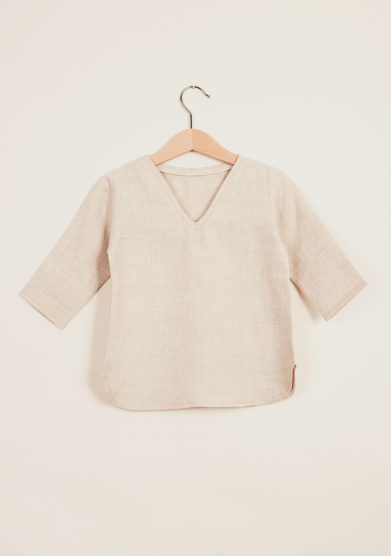 DEPETIT - Girl's linen blouse