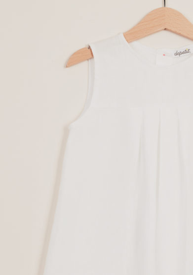 DEPETIT - White cotton dress