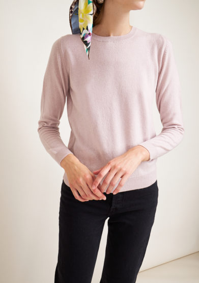 ALYKI - Soft pink cashmere sweater