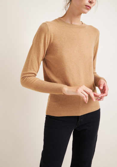 ALYKI - Wool and cashmere-blend camel sweater