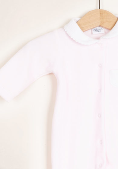 BARONI - Pink chenille jumpsuit