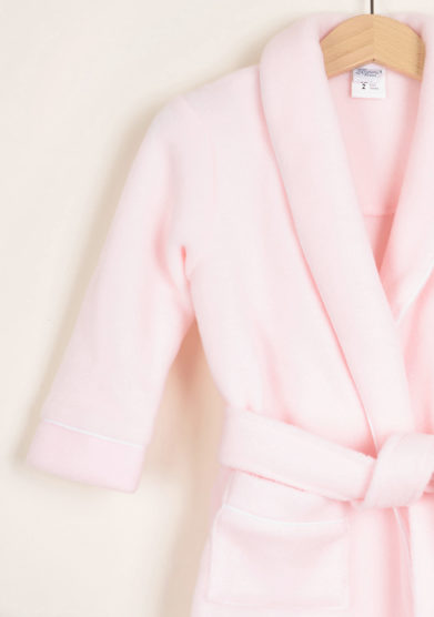 BARONI - Girl's pink pile nightgown