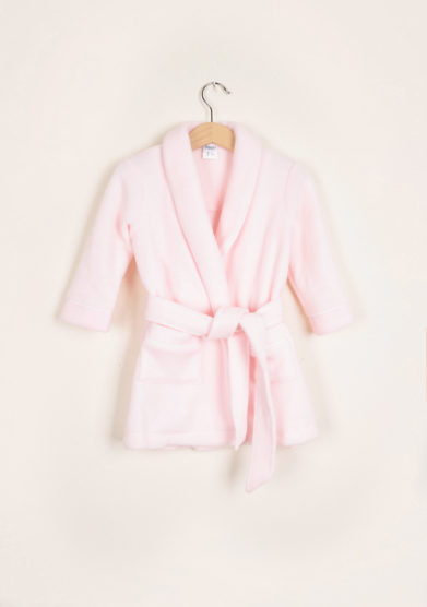 BARONI - Girl's pink pile nightgown