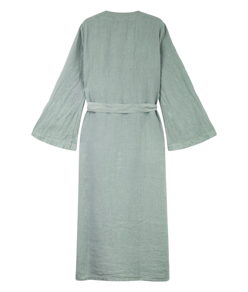 irish linen dressing gown