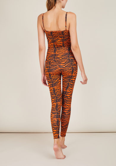 FREI UND APPLE - Beirut indian tiger orange and black printed body