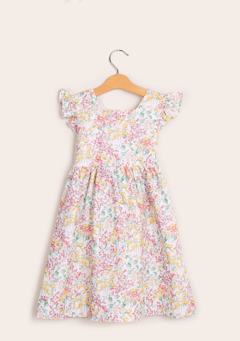 Fiori Gialli E Rosa.I Marmottini Girl S Mille Fiori Emma Printed Dress The