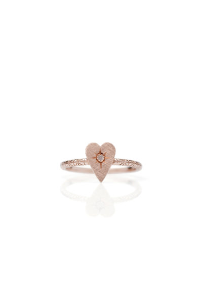 Otto Jewels anello oro diamante grey primo cuore