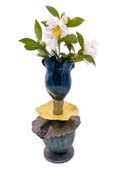 Zanellazine vaso in ceramica bloomen #49