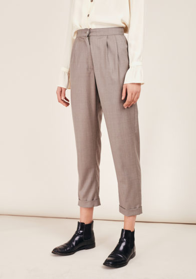 Chiara bloom pantalone perfect pants lana crop