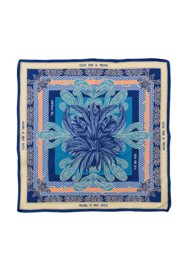 Serà fine silk foulard seta stampa eclectic spring in portofino