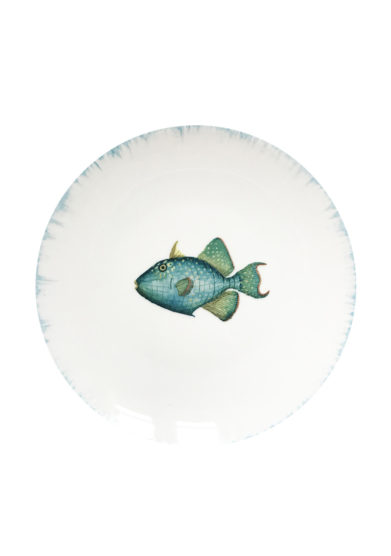 Dalwin design piatto pesce celeste