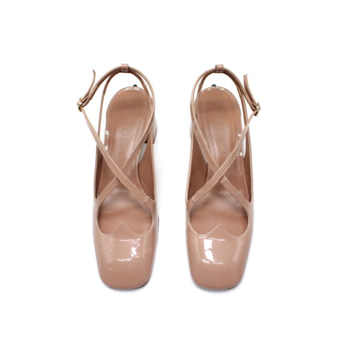A bocca Sling back Two for Love in vernice tutu